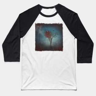 Tree Fantasy - Moody Forest Scenery Baseball T-Shirt